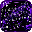 Latar Belakang Keyboard Glitter Live Sparkle