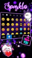 Latar Belakang Keyboard Glitter Live Sparkle screenshot 2