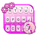 ثيم لوحة المفاتيح Glitter Purp APK