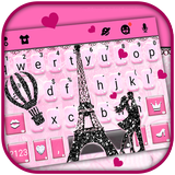 Glitter Paris Tower Zeichen