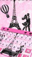 Thème de clavier Glitter Paris capture d'écran 1