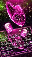 Thème de clavier Glitter Pink  capture d'écran 1