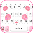 ثيم لوحة المفاتيح Glitter Pink