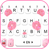 Thème de clavier Glitter Pink  icône