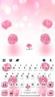 Tema Keyboard Glitter Pink Pan poster