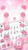 Tema Keyboard Glitter Pink Pan imagem de tela 1