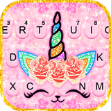 Glitter Pink Unicorn simgesi