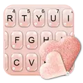 Glitter Rose Gold Hearts