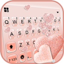 ثيم لوحة المفاتيح Glitter Rose APK