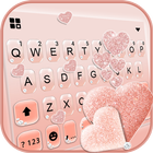 Thème de clavier Glitter Rose  icône