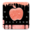 Glitter Rose Gold Keyboard The APK