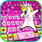 Glitter Star Unicorn Fondo de  icono