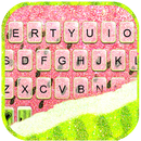 خلفية الكيبورد Glitter Waterme APK