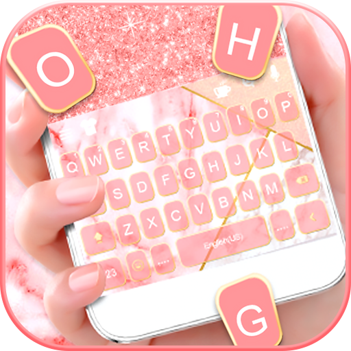 Glitter Marble Teclado