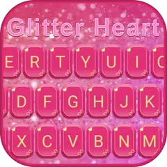 Glitter Heart Emoji Keyboard APK download