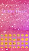 Glitter Heart Emoji Keyboard screenshot 1