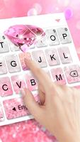 Tema Keyboard Glittering Pink  screenshot 2