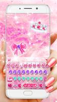 Teclado Glitzy Pink Luxury imagem de tela 1