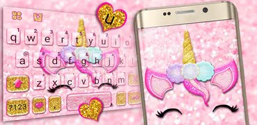 Glisten Unicorn Pinky Tastatur