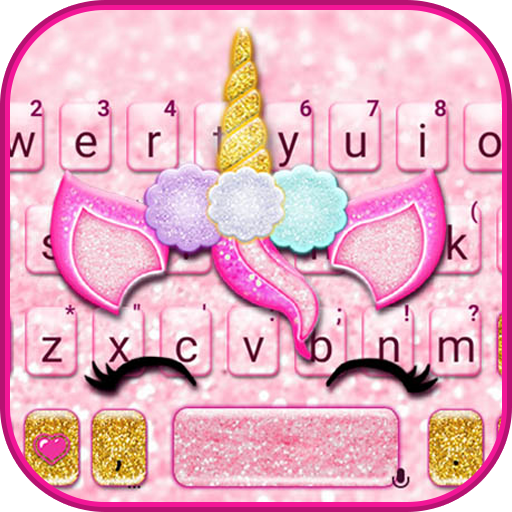 Glisten Unicorn Pinky Keyboard