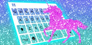 最新版、クールな Glistening Unicorn のテ