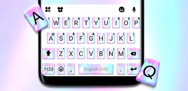 Gradient Laser Keyboard Theme