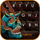 Graffiti Demon Skull Keyboard  APK