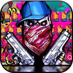 Descargar APK de Graffiti Gun Mask Skull Tema d
