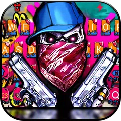 Скачать тема для клавиатуры Graffiti G APK