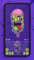 Fundo do Teclado Graffiti Ice  Cartaz