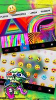 Fundo do Teclado Graffiti Skul imagem de tela 3
