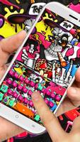 ثيم لوحة المفاتيح Graffiti Smo تصوير الشاشة 1