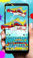 Graffiti Sneaker Thema-poster