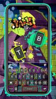 خلفية الكيبورد Graffiti Street الملصق