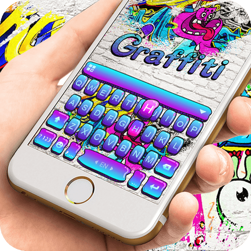 Tema Keyboard Graffiti Swag