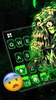 الكيبورد Green Zombie Skull تصوير الشاشة 1