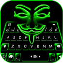 Фон клавиатуры Green Anonymous APK