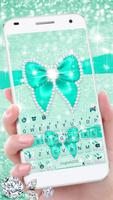 Tema Keyboard Green Diamond Bo Cartaz