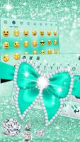 Tema Keyboard Green Diamond Bo imagem de tela 2