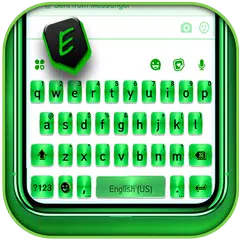 Descargar APK de Green Metal Fondo de teclado