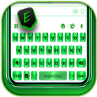Fond de clavier Green Metal icône