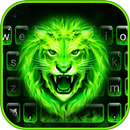 Green Neon Lion Tastaturhinter APK
