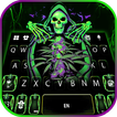 Green Neon Reaper Tastaturhintergrund