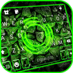 Green Neon Stones Tastaturhint