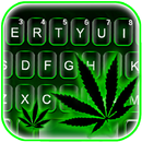 тема Green Neon Weed APK