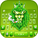 Green Rasta Lion Keyboard Them APK