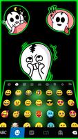 Hình nền bàn phím Green Skull  ảnh chụp màn hình 2