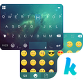 Green Galaxy Keyboard Theme