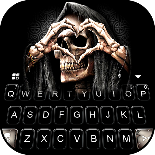 Teclado Grim Reaper Skull Love