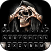 Keyboard Grim Reaper Skull Lov